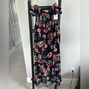 KTOO- off shoulder maxi dress